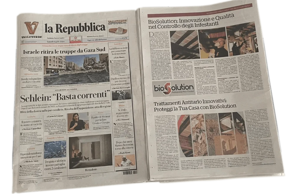pagina repubblica su Biosolution